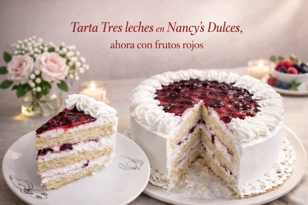 Tarta 3 leches y frutos rojos's foto | Nancy's Dulces |  BizneCubano
